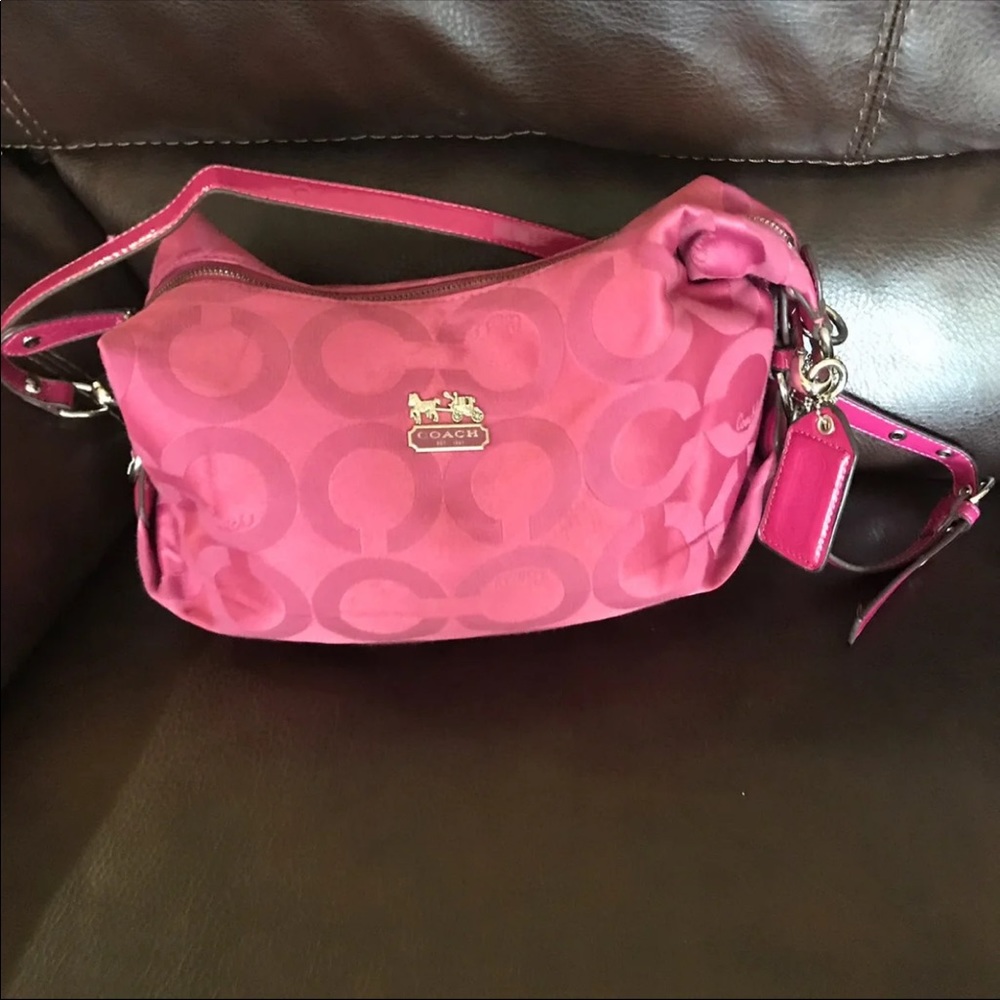 Coach Signatue Madison Hailey Hobo Bag